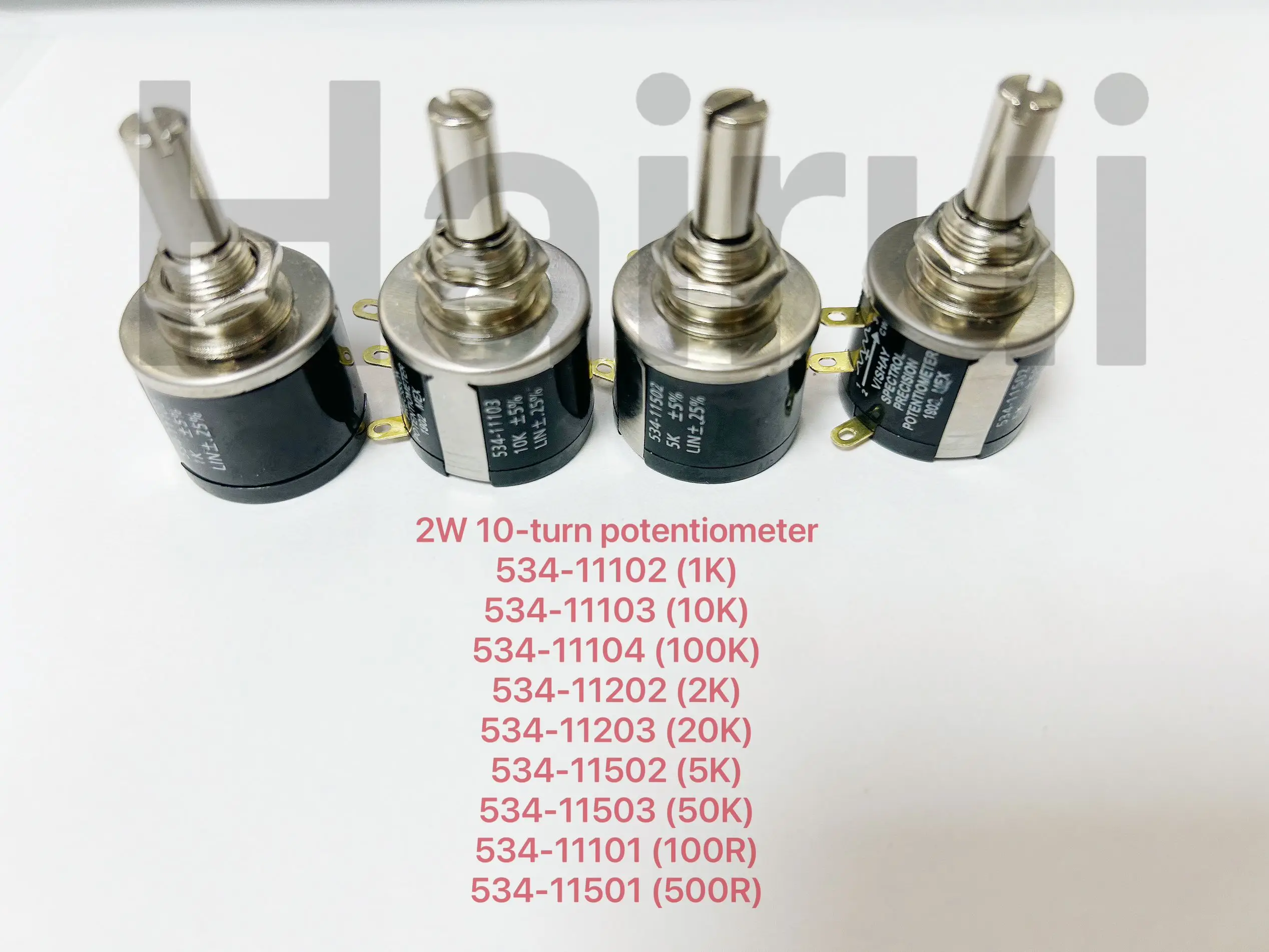 New 534-11502   534-1-502  534B1502JC  5K  2W   Precision potentiometer 7/8
