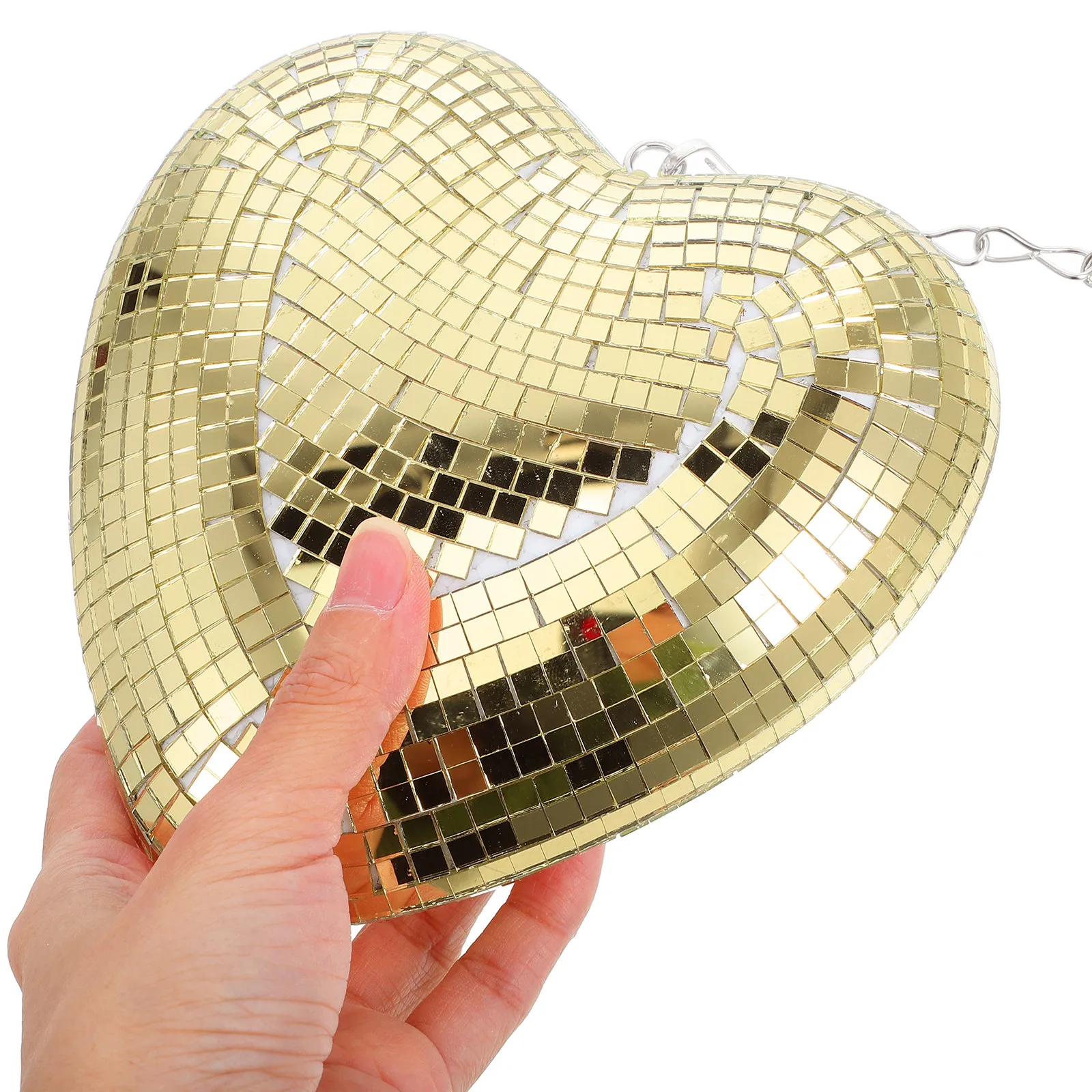 Heart Shaped Disco Ball Hangin - огляд і ціна Disco Ball Mirror