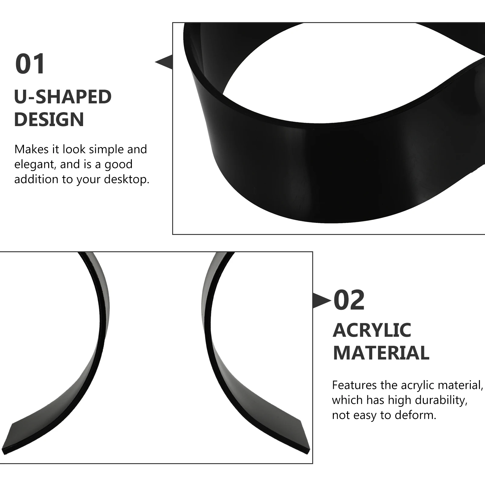 

Headphone Display Stand Acrylic Headset Earphone Rack Desk Holder Bracket Desktop Storage