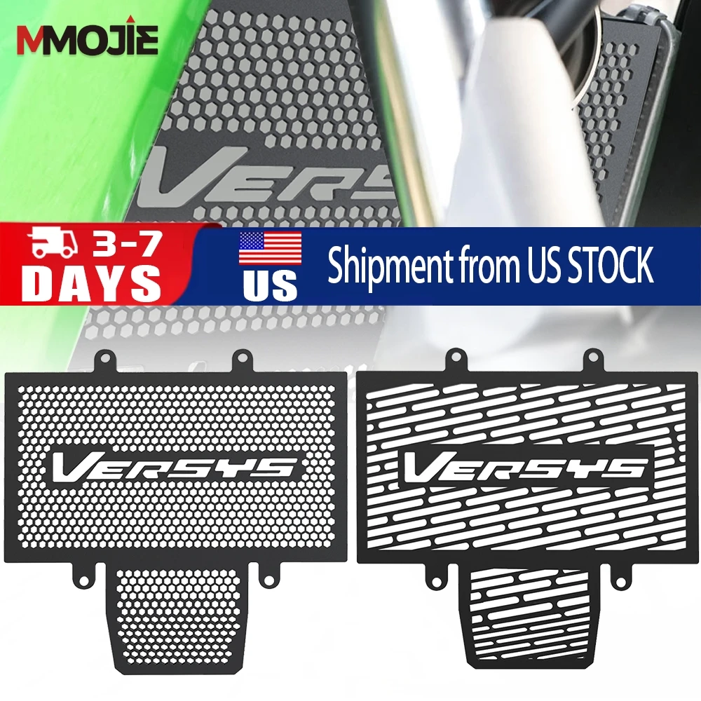 

FOR KAWASAKI VERSYS-X 300 ABS KLE300 2017 - 2023 2022 2021 2020 Motorcle Radiator Guard Protection Cover VERSYS-X300 2018-2023