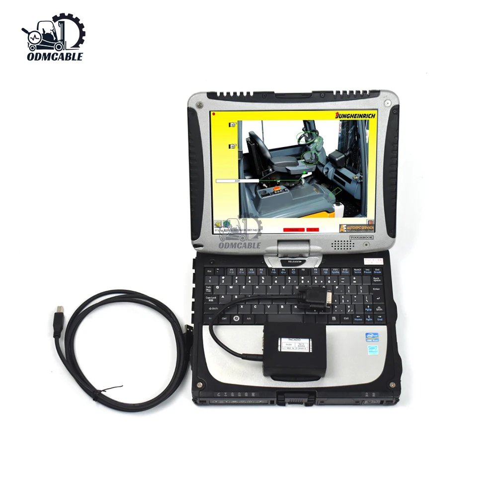 

2 in 1 for JUDIT 4 JUNGHEINRICH INCADO KIT and LINDE PATHFINDER CANBOX WITH SOFTWARE FORKLIFT LOADER DIAGNOSTIC SCANNER
