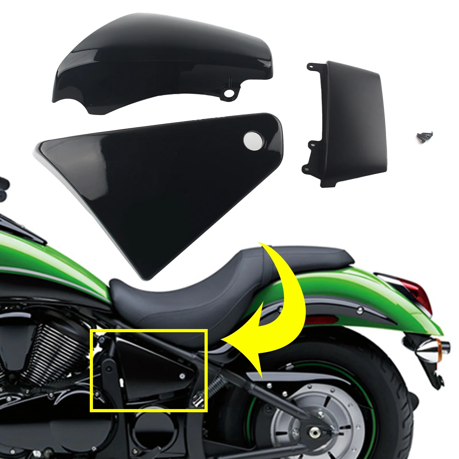 Motorcycle Accessories Body Protector Cover Fairing Battery Side Covers For Kawasaki Vulcan 900 VN900 VN900C Custom 2006-2020