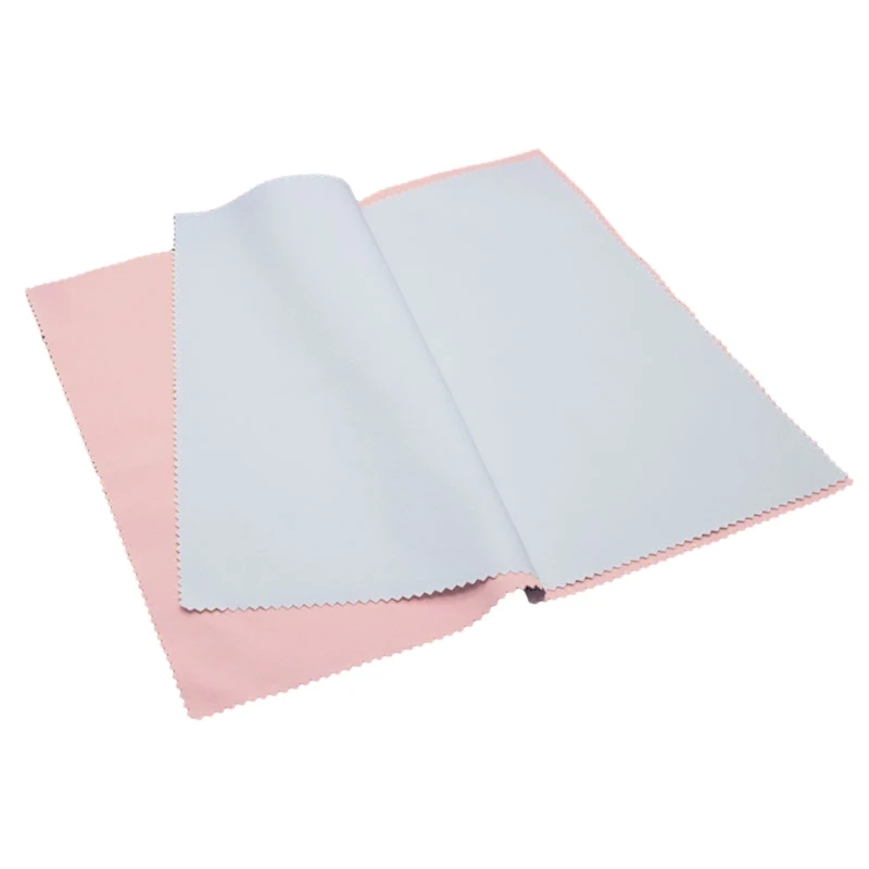 Double Layer Cleaning Cloth Double Sided Jewelry Polishing Cloths Versatile Silver Cloths for Jewellery Ornaments Care