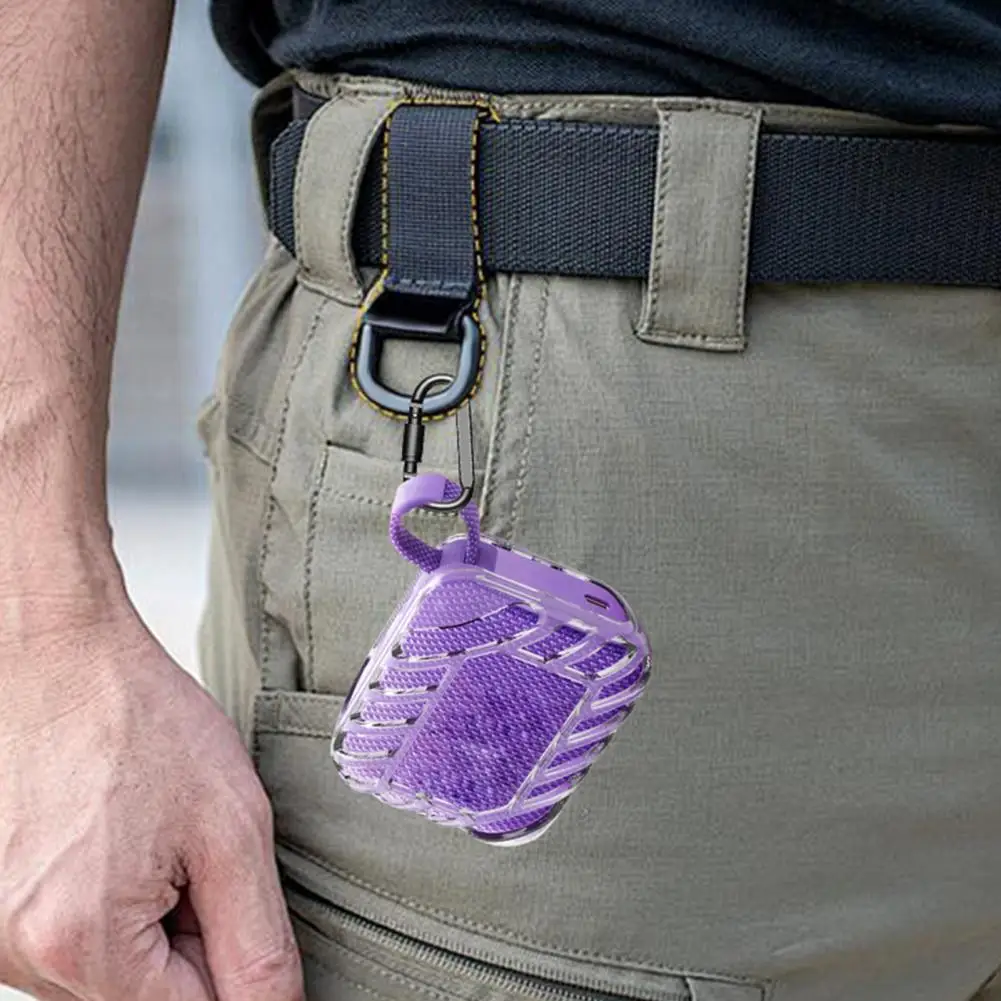 Jbl go 4用tpu保護ケース,ポータブルbtスピーカー,落下防止,透明カバー,衝撃保護