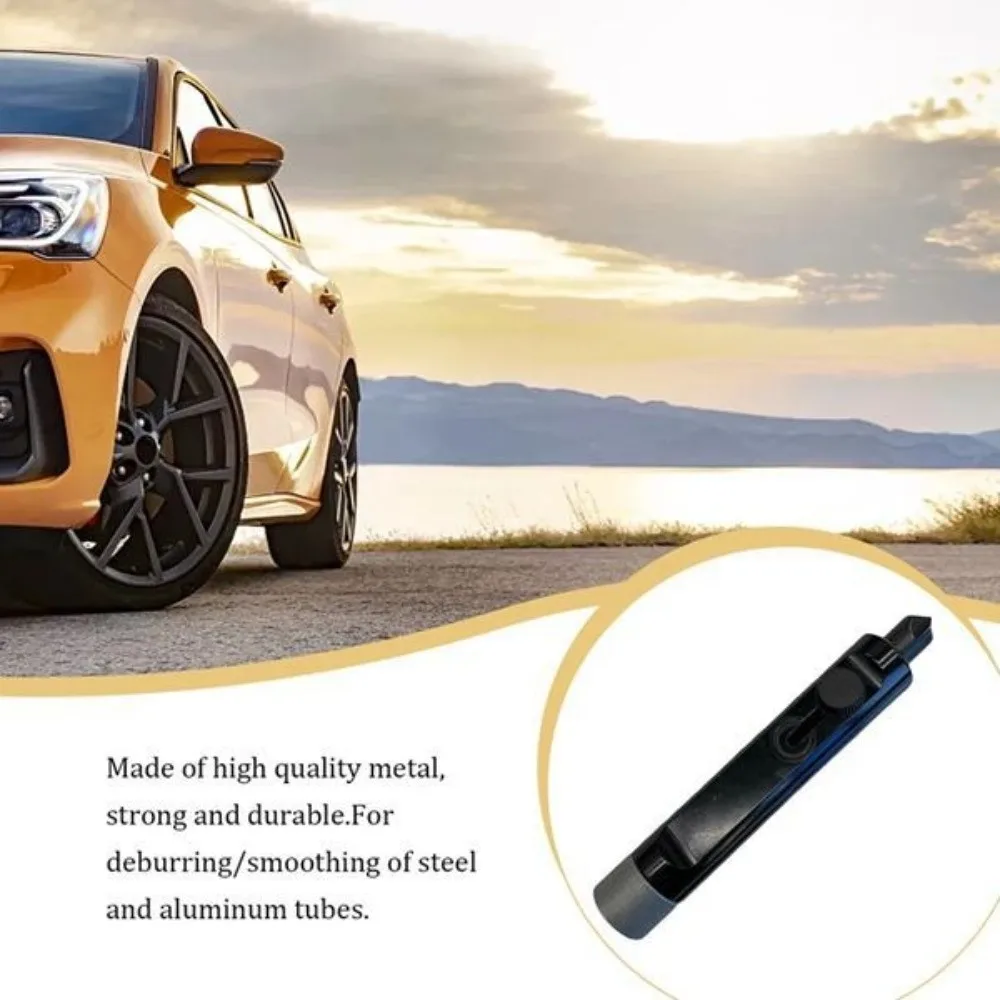 3/16" to 1/2" Tubing Metal Deburring Tool Retractable Cutter Tip Lockable Brake Line Deburring Tool Inner & Outer Deburr - view 4
