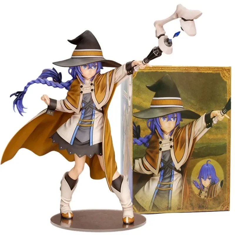 25cm Magician Roxy Migurdia Action Figure Muji Tensei: Muji Tensei Anime Figure Pvc Adult Collectible Model Kawaii Doll Toy