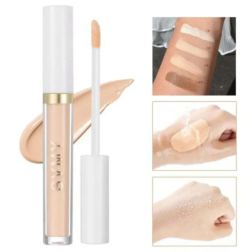 Crème anti-cernes liquide pour le contour du visage, fond de teint pour l'acné, couverture hydratante, imperméable, cosmétique durable