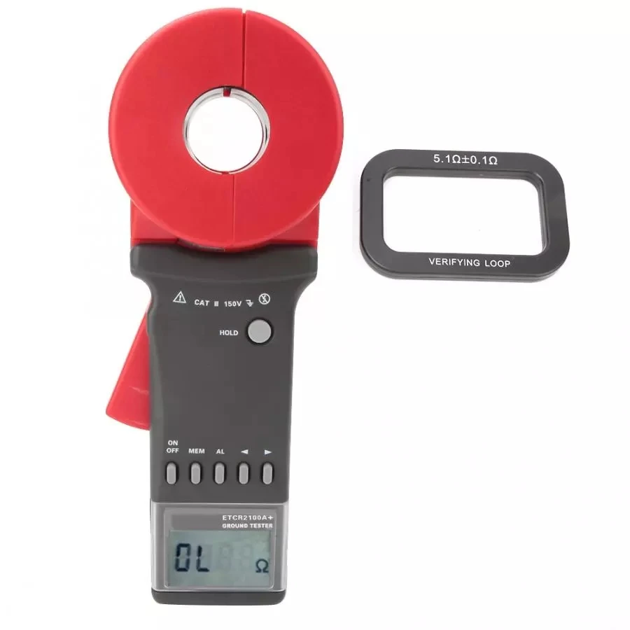 Digital Clamp Meter Ground Earth Resistance Meter Tester Clamp Earth Resistance Tester 0.01-200 Ohm Range