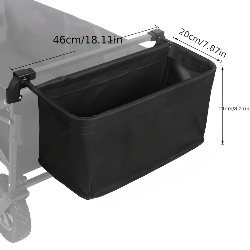 Tas van Oxford-stof met trekkoord! Afneembaar en wasbaar, geschikt voor de meeste vouwkarren - geschikt voor kamperen, picknicken