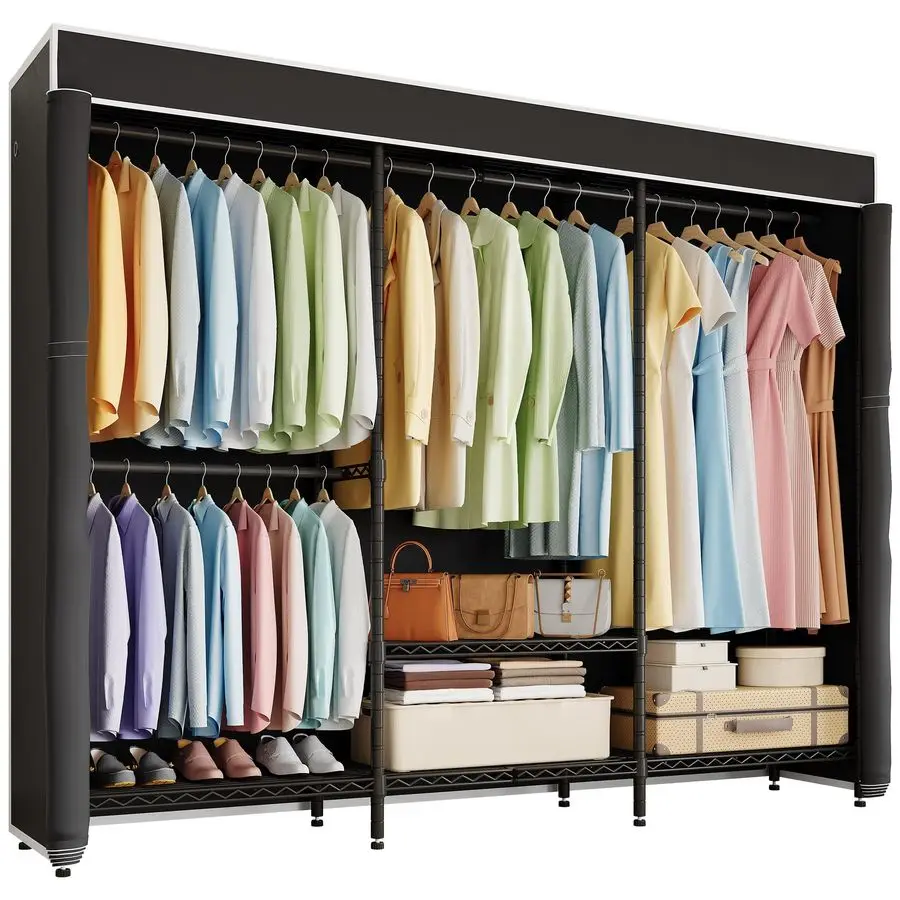 Garment Rack With C…