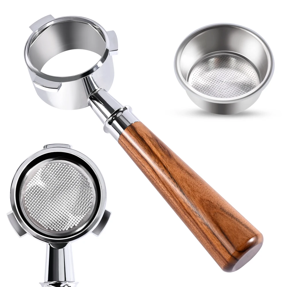 54mm Kaffee-Siebträger ohne Boden für Breville Sage 870 878 879 Filterkorb Espressomaschinen-Zubehör Barista-Werkzeuge