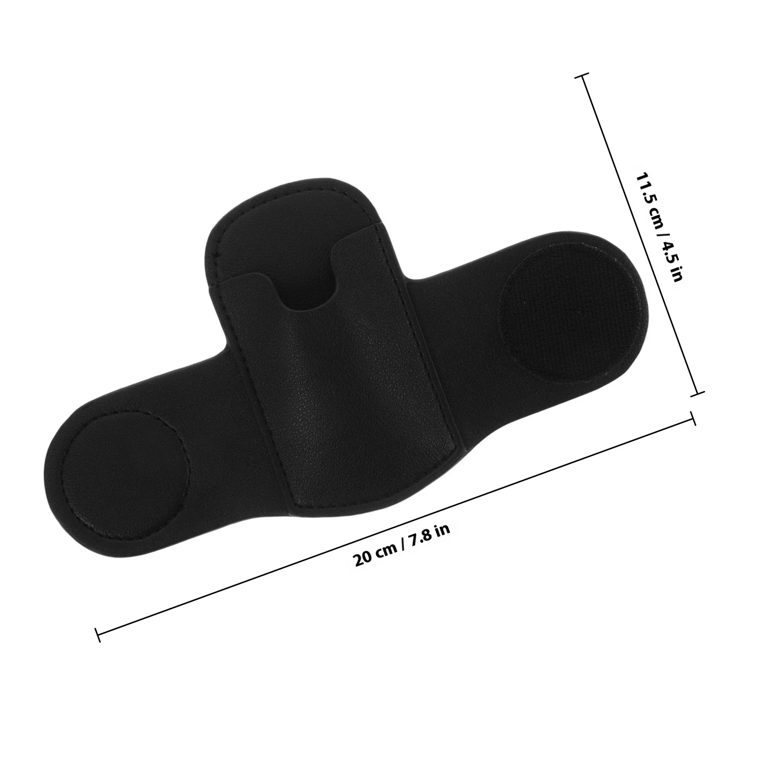 1 قطعة حامل سماعة الطبيب Pu الأسود المحمولة الخصر جيب كليب آمن صالح متعدد الوظائف تخزين التمريض الملحقات