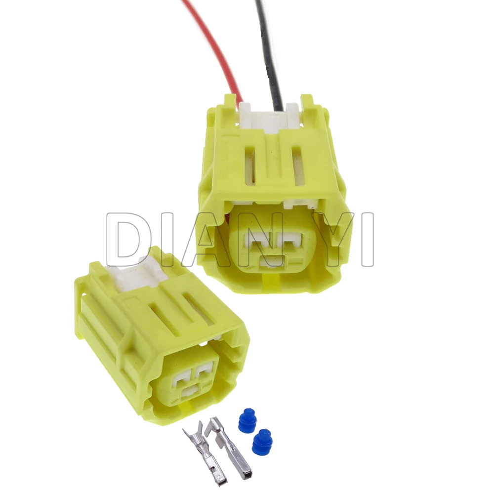 

1 Set 2 Way AC Assembly Car Wiring Terminal Sockets 7283-8794-70 90980-12490 Auto Waterproof Connector with Cables