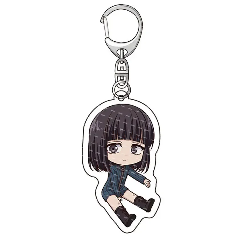 Anime Call of The Night Keychain Cosplay Nanakusa Nazuna Yamori Ko Kikyo Seri Hirata Nico Cute Figures Acrylic Keyring Bag Charm