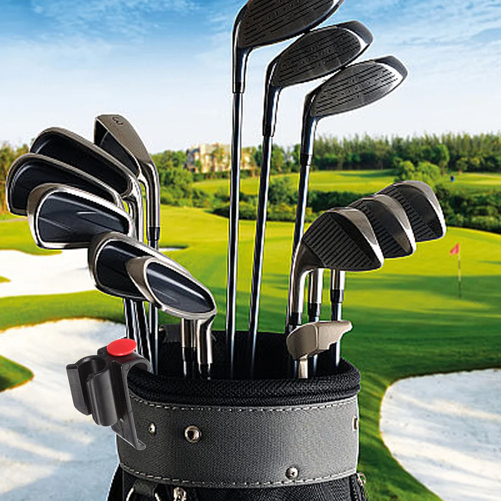 2pcs Putter Plastic Secure Hold For Outdoor Use Golf Clip Golfing Putter Clamp Club Clip For Bag Golf Club Bag Clamp