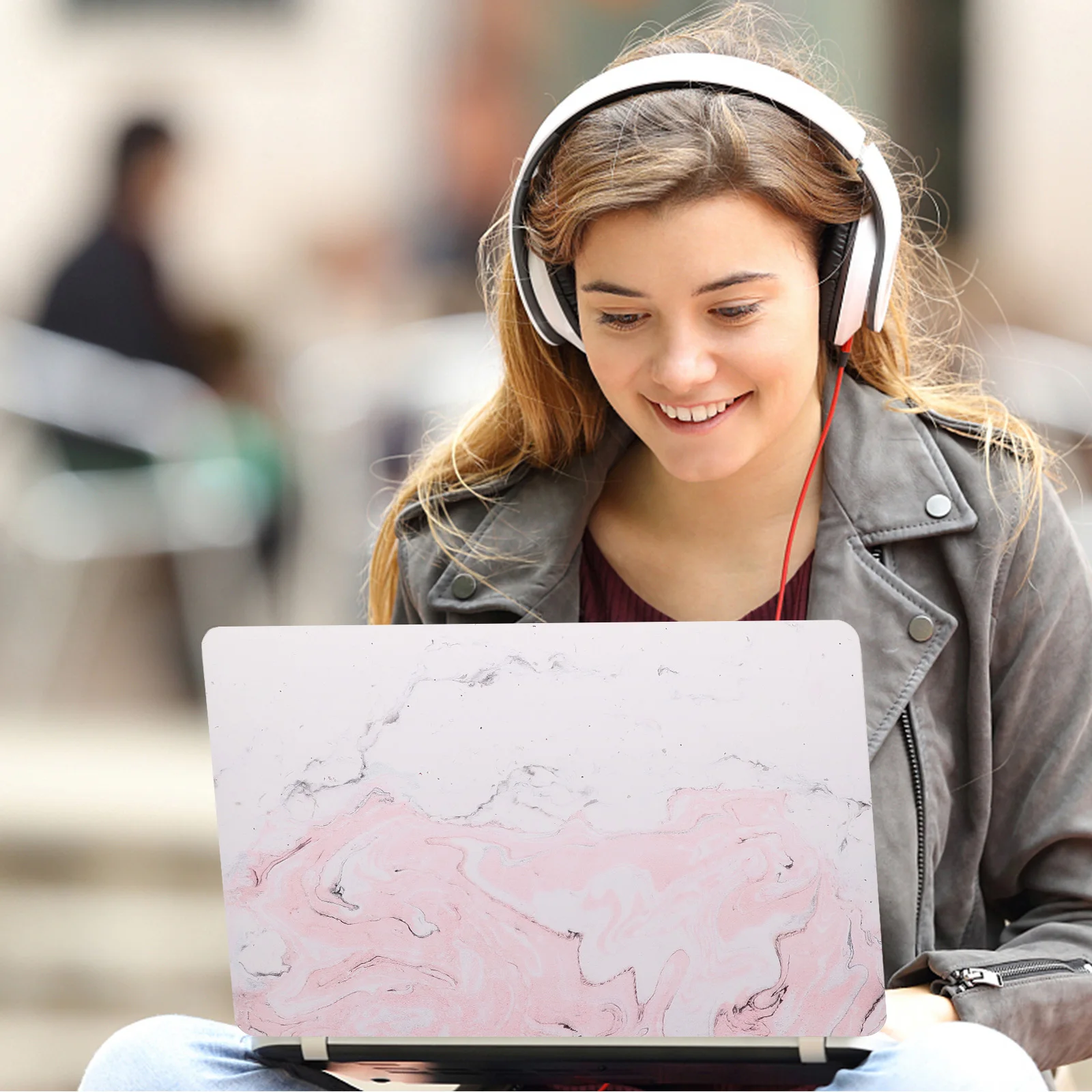 

1 Set Plastic Laptop Shell Case Protective Cover For 13.3 Air A1932 A2179 A2337 Scratch Resistant Fashionable Bright