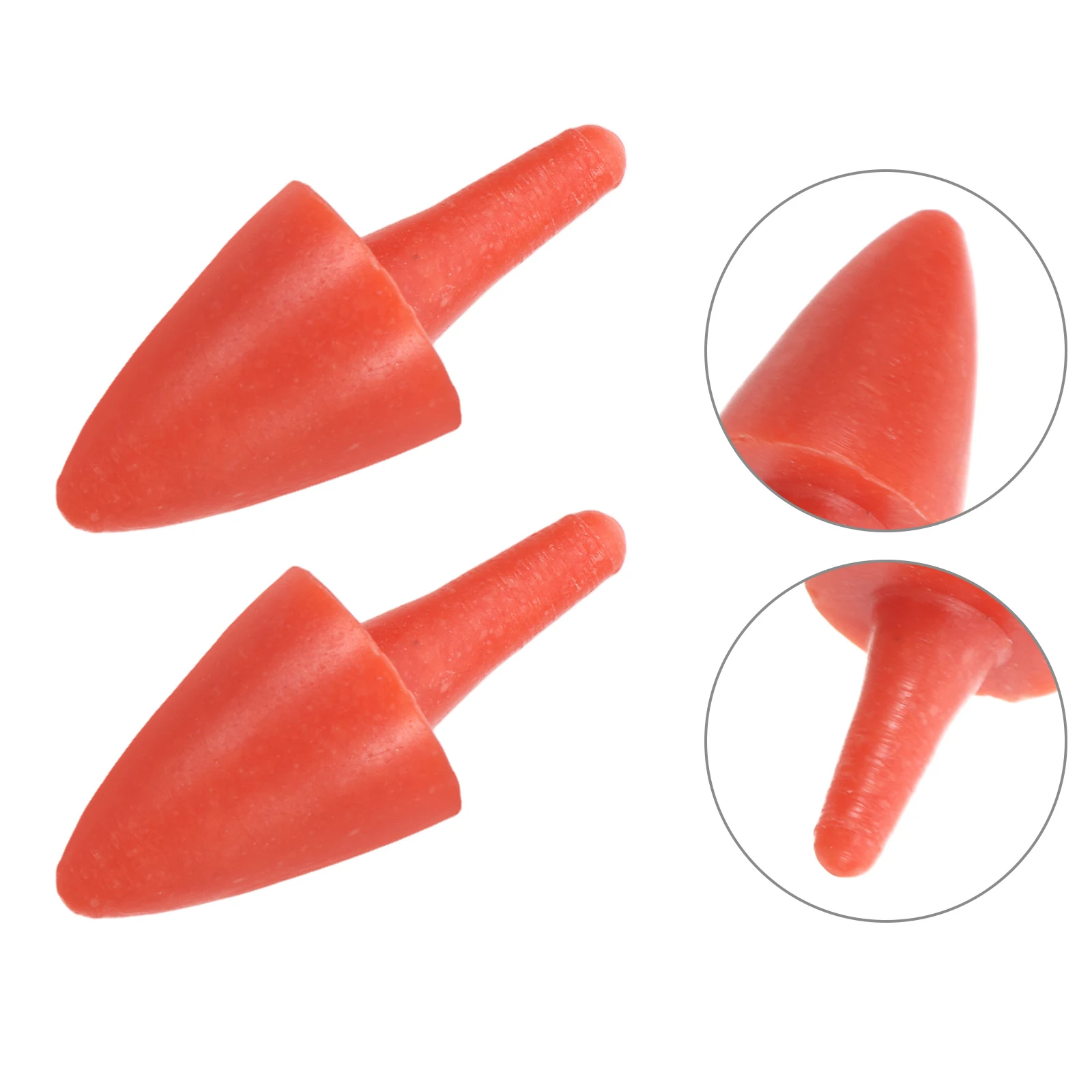 

Christmas Carrot Nose Toy Snowman Carrots Diy Decor Accessories Orange Pvc for Crafts