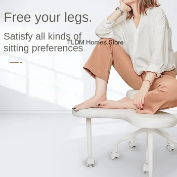 Designerskie krzesła biurowe Wygodne krzesło z kółkami Krzesło z oparciem Obrotowe krzesła relaksacyjne Ergonomiczne meble wewnętrzne