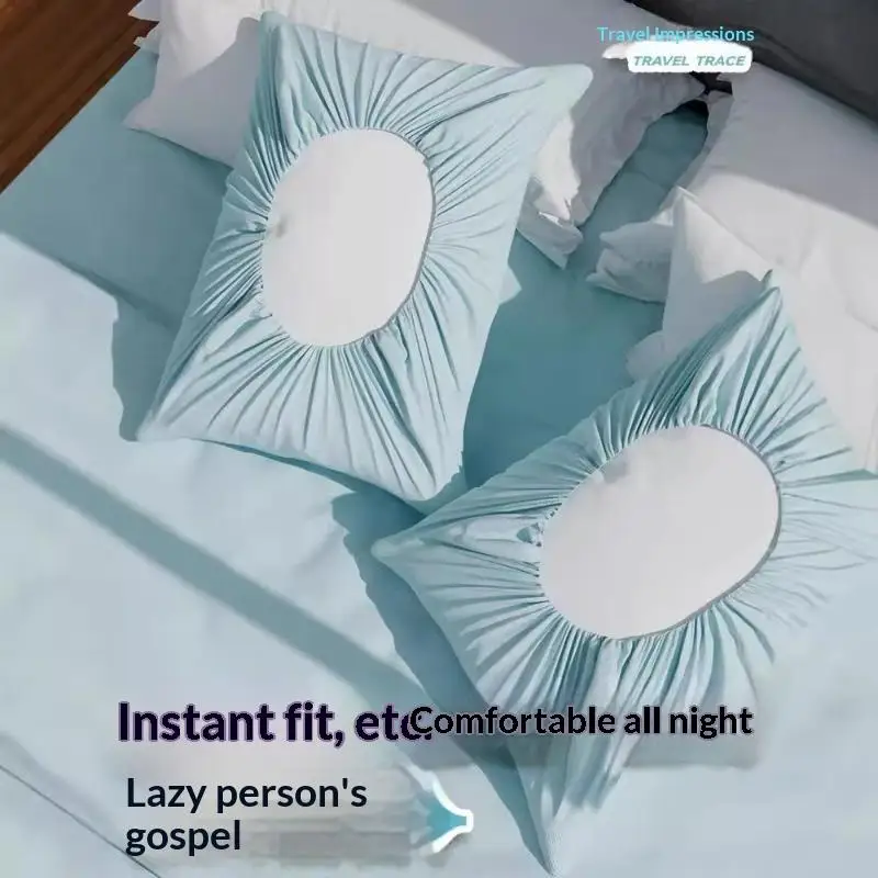 [S]10 Pack Disposable Pillow Covers Soft Breathable Dirt Resistant for Beauty Salon Hotel Trip Guest Use