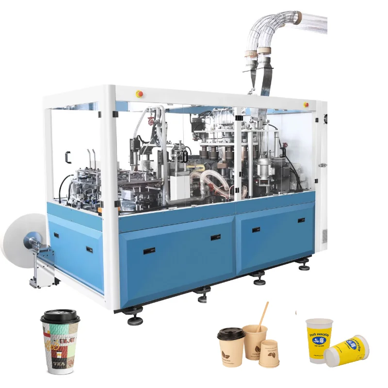 Automatic Paper Cup Making Machine Milk Tea Cups Forming Machine High Speed Drinks Paper Cup Making Production Line for Poland