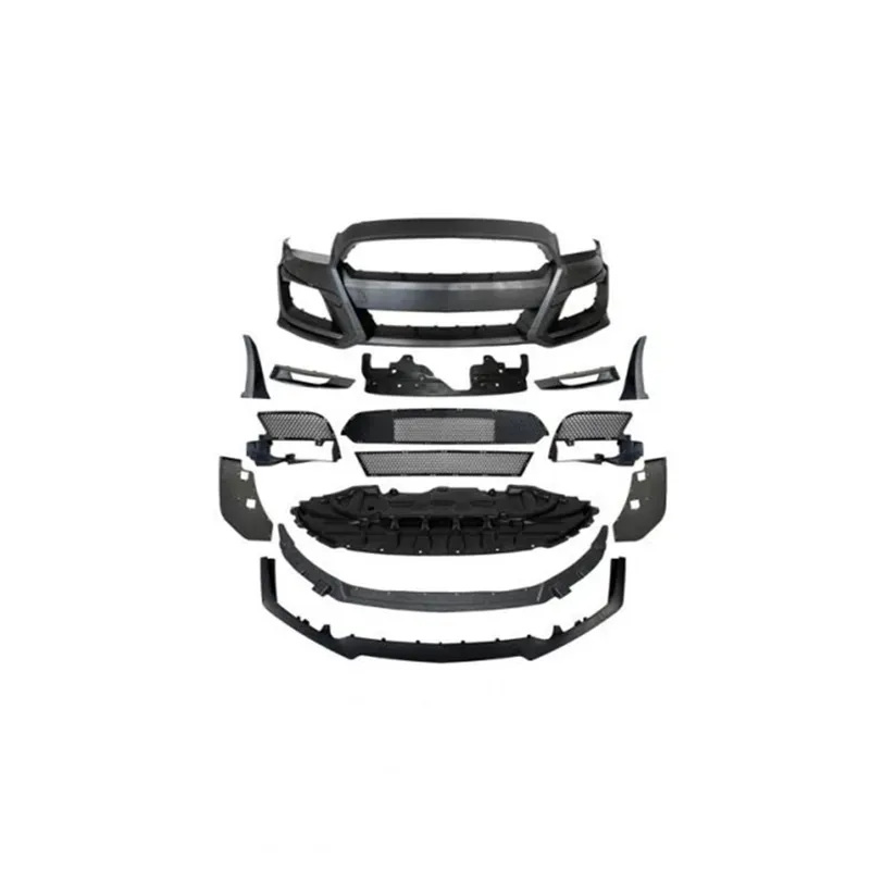 

Factory hot salesOld to New GT500 Style Front Bumper Lip for Mustang 2010-2014 GT500