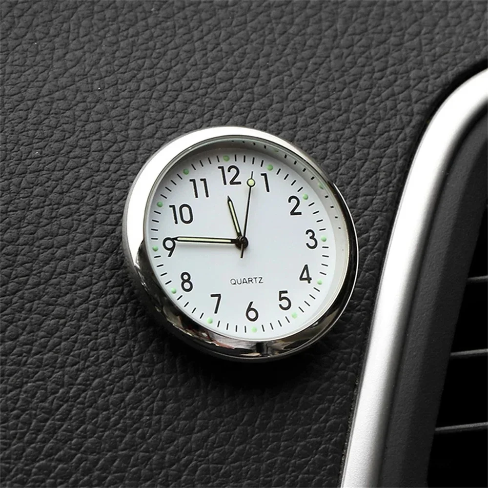 

Car Clock Luminous Mini Automobiles Internal Stick-On Digital Watch Mechanics Quartz Clocks Auto Ornament Car Accessories Gifts