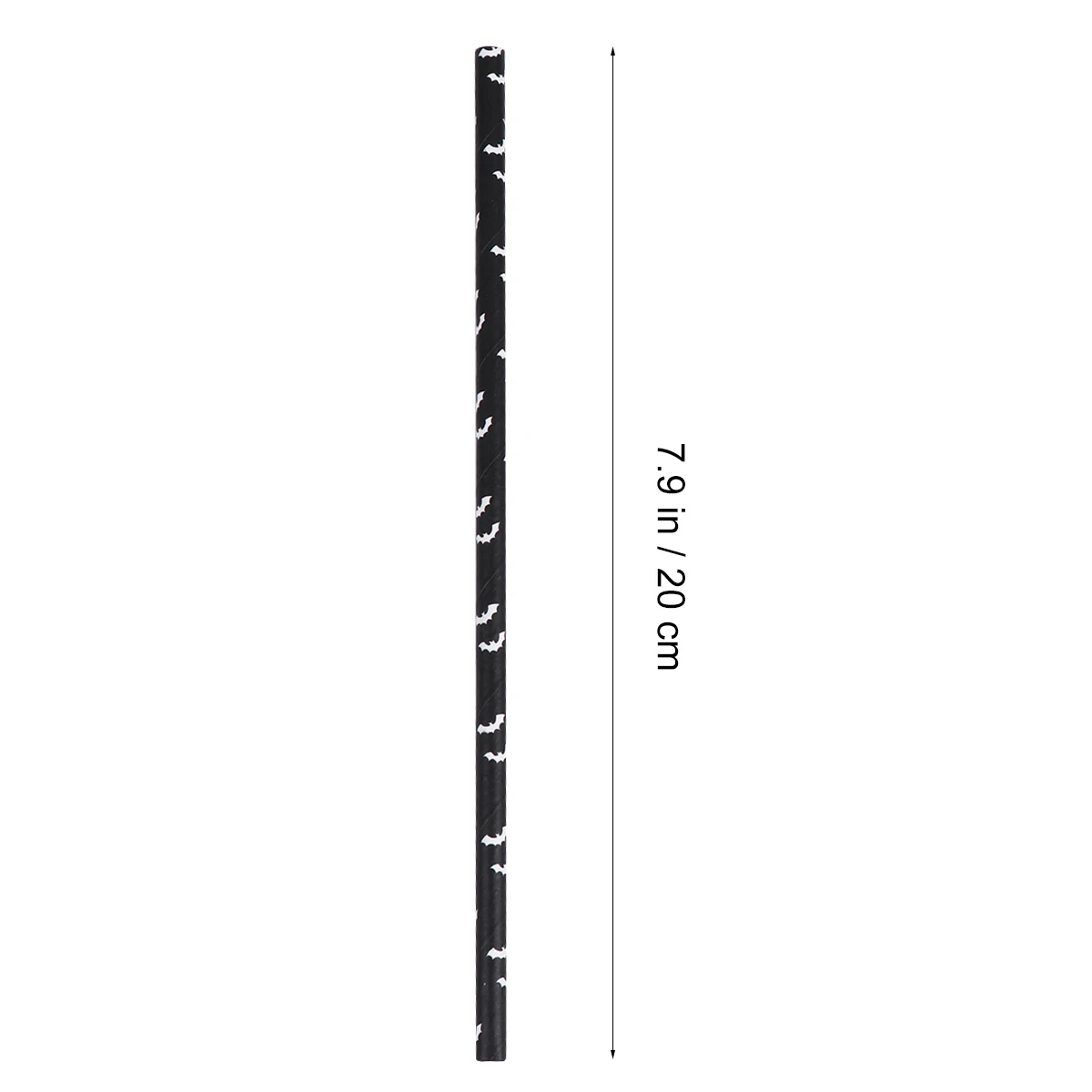 

Bat Straw Decoration Halloween Paper Drinking Ghost Festival Supplies Straws Party Themed Cartoon