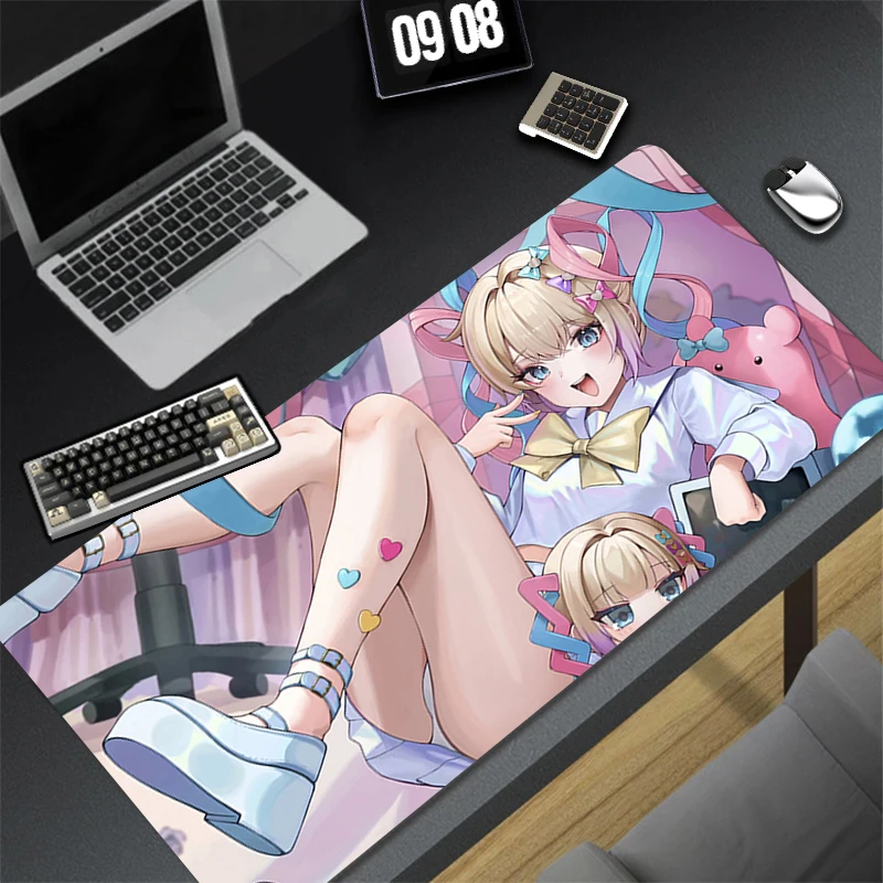 

Computer Gaming Accessories Cute Mousepad Office PC N-NEEDY GIRL OVERDOSE Mouse Pad Keyboard Pad Desk Decoracion Anime Desk Mat