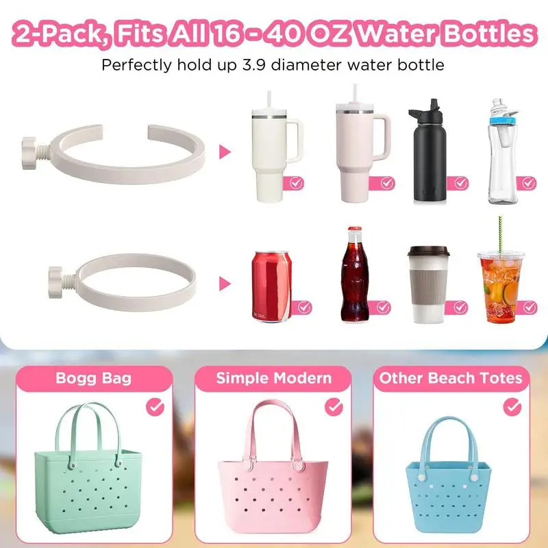 

Cup Holder Attachment For Bag Drink Water Bottle Holder Organizer Quick Access Bag Charm Cup Carrying Accessories For Friends