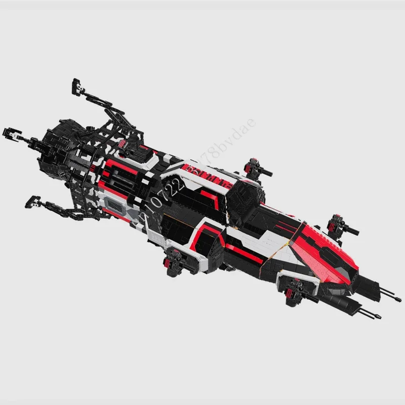 9291 Teile Rocinante Weltraum-Krieg Militär-MOC Raumschiff-Kampf-Puzzle Architektur Weihnachts- und Geburtstagsgeschenk für Kinder