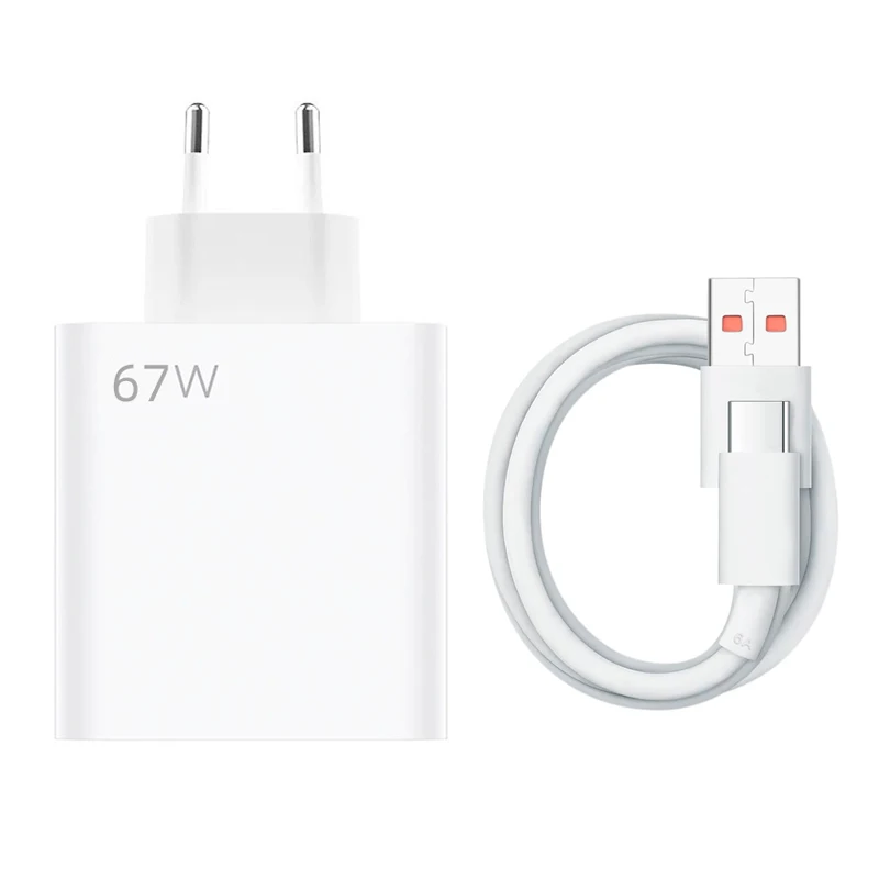 67W/55W/33W Turbo Fast Charger Adapter 6A Type C Cable For Xiaomi 12S Redmi Note 10 11 Pro POCO X4 Shark 4 Redmi K50 K40 Gaming