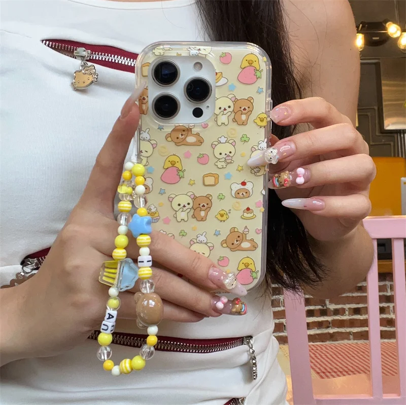 

Kawaii Cute 3D Dog Leather Phone Case For iPhone 17 Pro 15 14 16 Pro Max Back Cover Shockproof Lovely Protective Cases