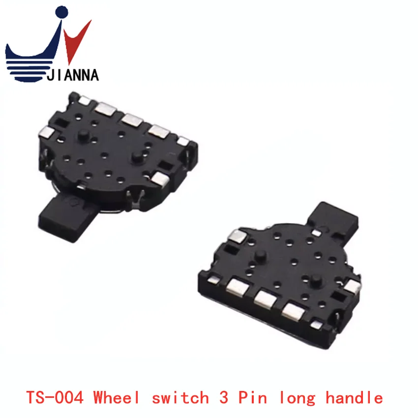 TS-004 Wheel switch 3 Pin long head multi-function wave wheel reset Wheel switch left and right swing switch