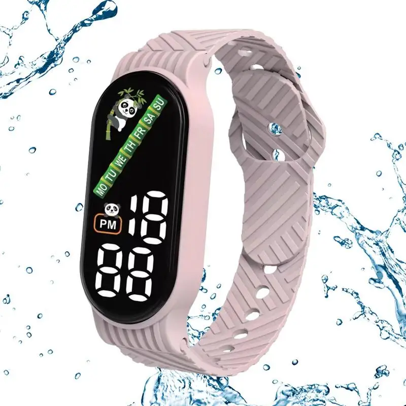 Waterproof Digital Watch Accurate Touch Screen Electronic Watch For Children Portable Fitness Watch With Timer Alarm Clock Date