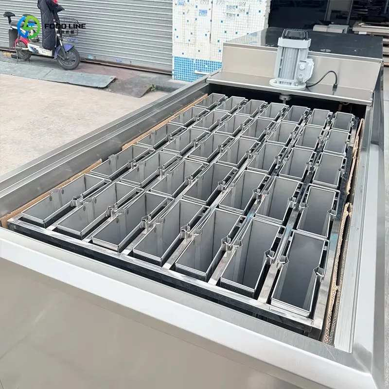 Customized Industrial High-efficiency Ice Cube Unit Precise Cube Ice Output For Food Processing Line