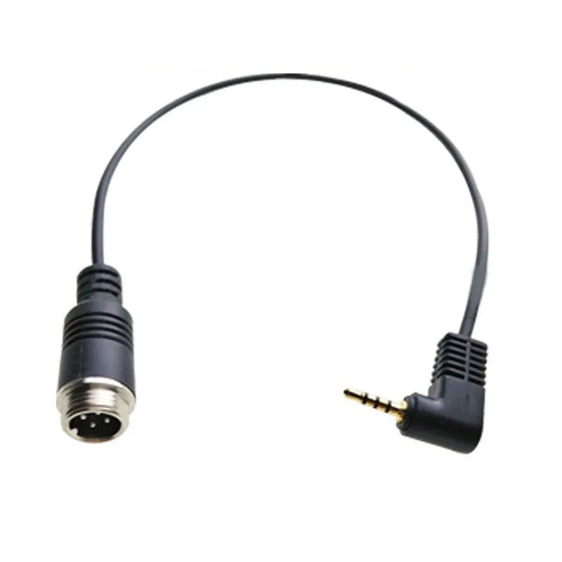 2.5 Headphone Head To Aviation Male Head  Onboard Aviation Line Recorder Connection Line Conversion Cord