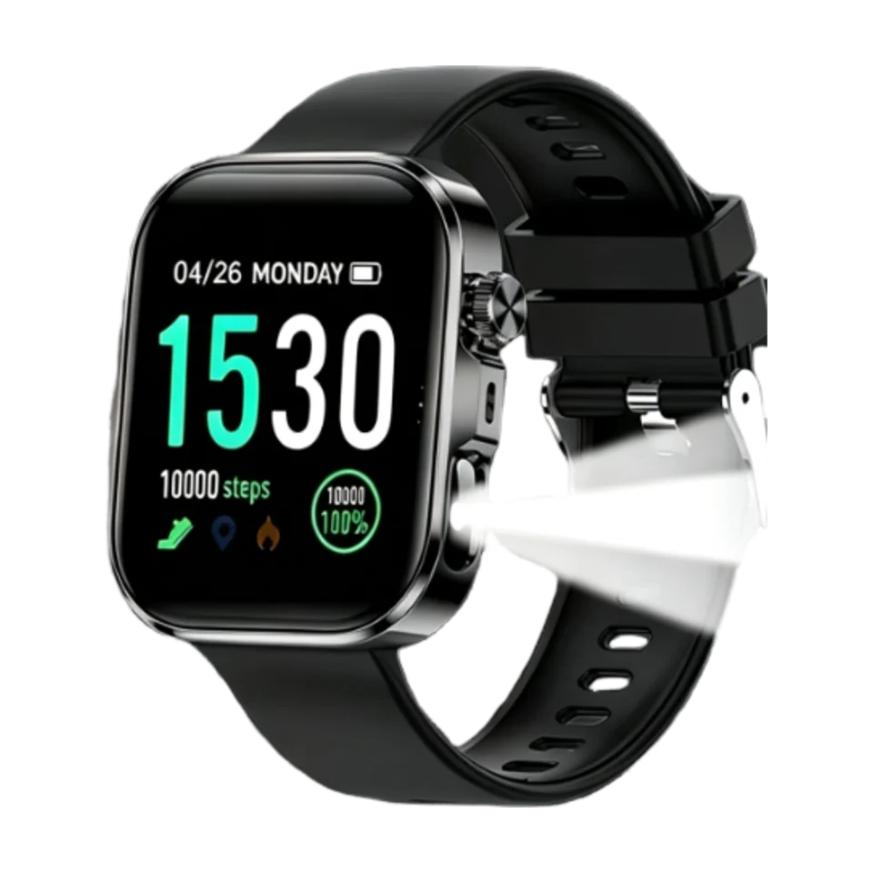 Smartwatch Watches That Connect To Iphone - 2026年新スマートウォッチ、ユニセックス | バレンタインデーのプレゼントに最適。ワイヤレス通話・テキストメッセージ機能、多彩なスポーツモード、リモートカメラ操作、フィットネス追跡機能を搭載。iPhoneとAndroidに対応、USB充電、シリコン製ストラップ、スマート接続機能、モダンなデザイン。