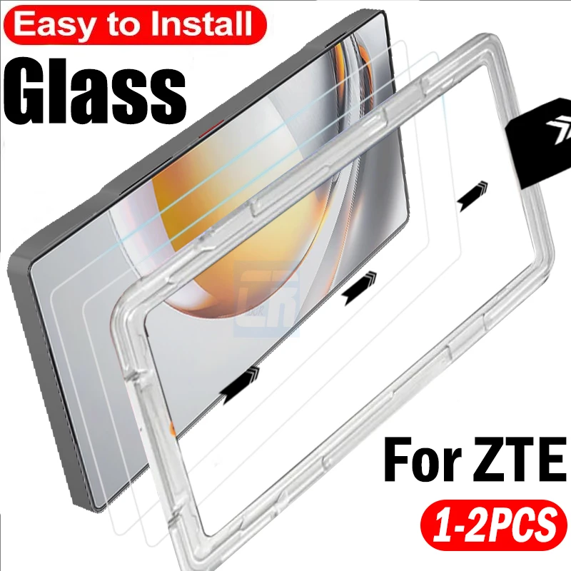 

1-2Pcs Oleophobic Coating Dust Free Easy Installation Screen Protector for ZTE nubia Z80 Ultra Tempered Glass