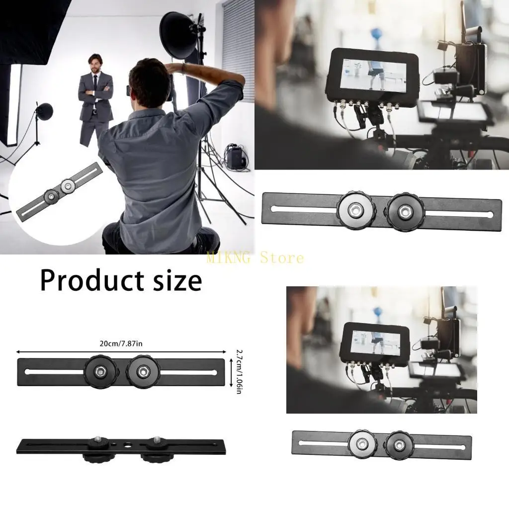 

Adjustable Double Flash Tripod Mount for Product and Portrait Photography best sale