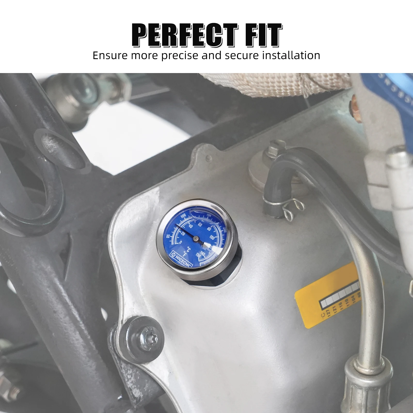 

For Yamaha YFZ450R 2009-2023 Oil Dipstick w/ Temperature Gauge ATV YFZ 450R YFZ450X 2010-2011