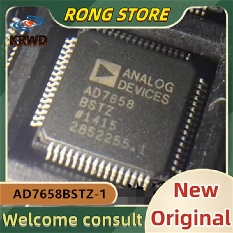 (1 قطعة) AD7658BSTZ رقاقة جديدة ومبتكرة IC AD7658BSTZ-1 AD7658 7658 QFP64 ADC