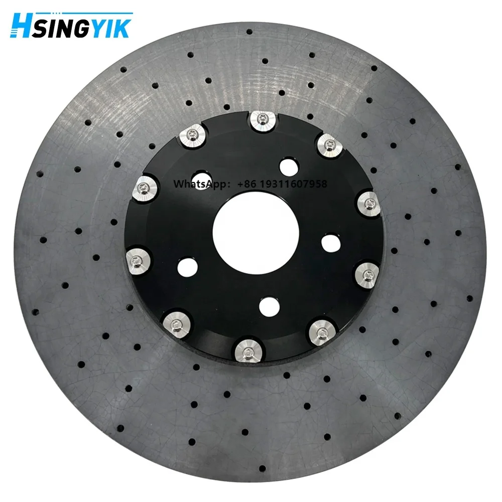 HSINGYIK Front Carbon Ceramic Brake Disc for Chrysler Jeep Compass Grand Cherokee Dodge Journey Durango OE 68305562AB