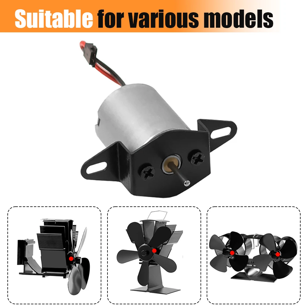 1pcs General Fireplace Fan Motor 1500RPM Stove Fan Electric Power Generator Motor Log Wood Burner Fireplace Accessory Replacemen