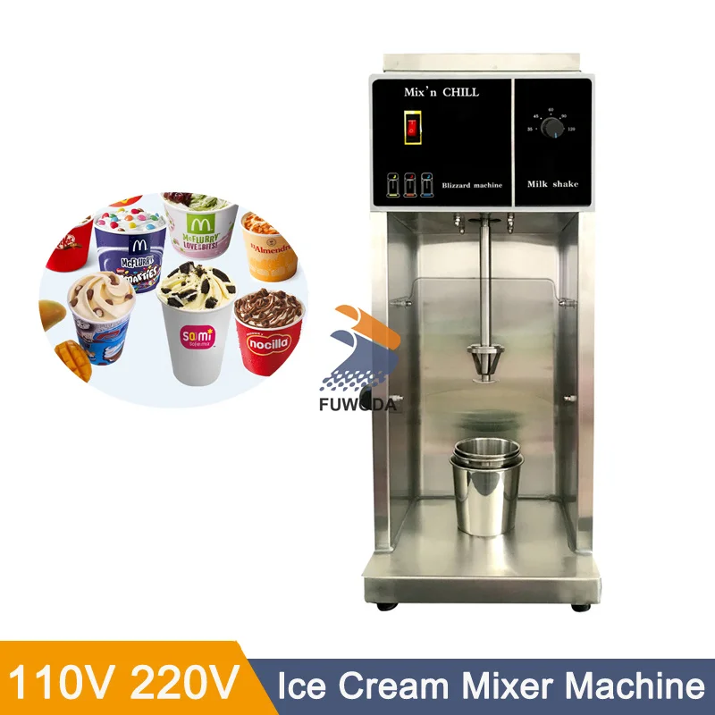 Slush Machine Shaker Blender Mixer with Speed Adjust for Yogurt Milk Commercial Electric Auto Ice Cream Maker