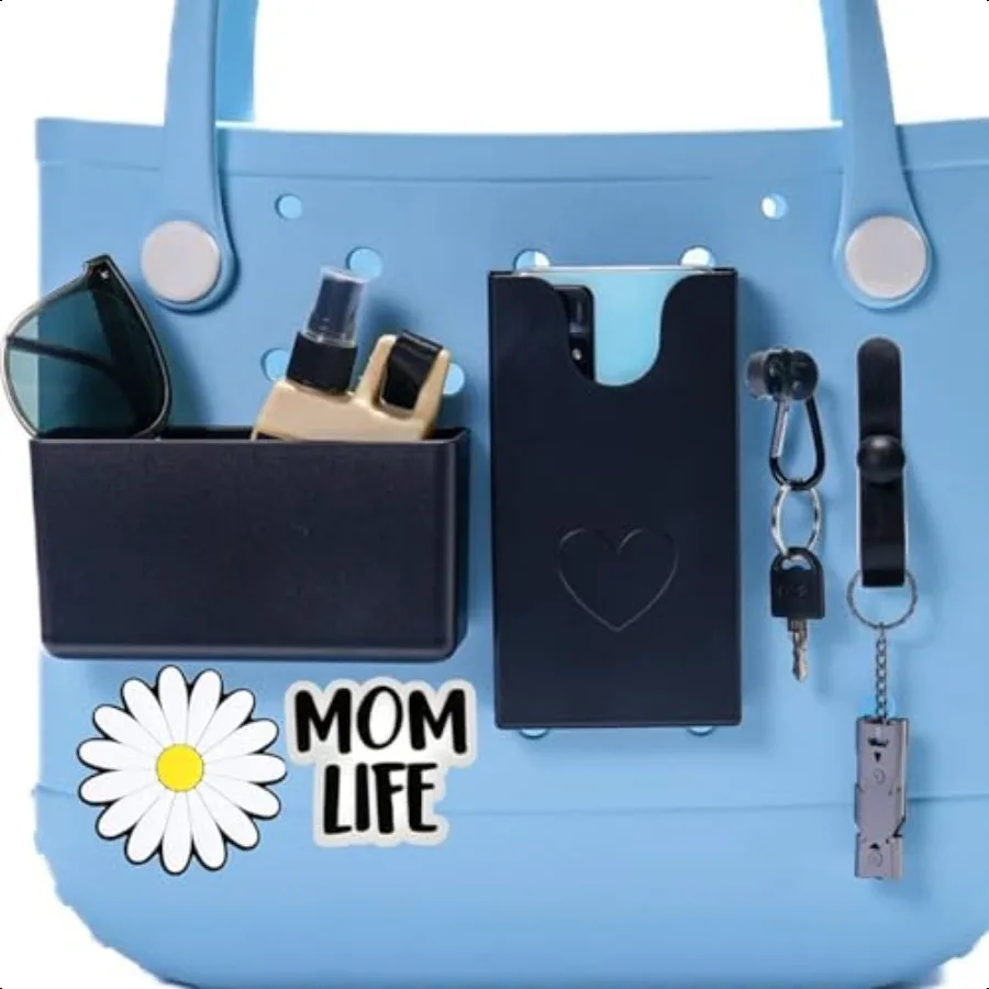 6 шт. органайзер-держатель для сумки Bogg, чехол для телефона, держатель Accory со вставками для сумки Momlife, подвески, совместимые со всеми сумками Bogg для телефона