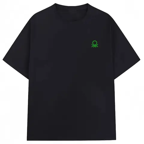 2026 Summer Benetton Fashion T-shirt Extra Large T-shirt Harajuku Letter Printed Casual Short Sleeve Men's and Women's Top