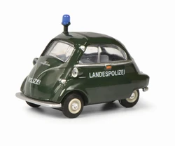 1:64 Baby Horse Egg Isetta Police Car Version Alloy Car Model