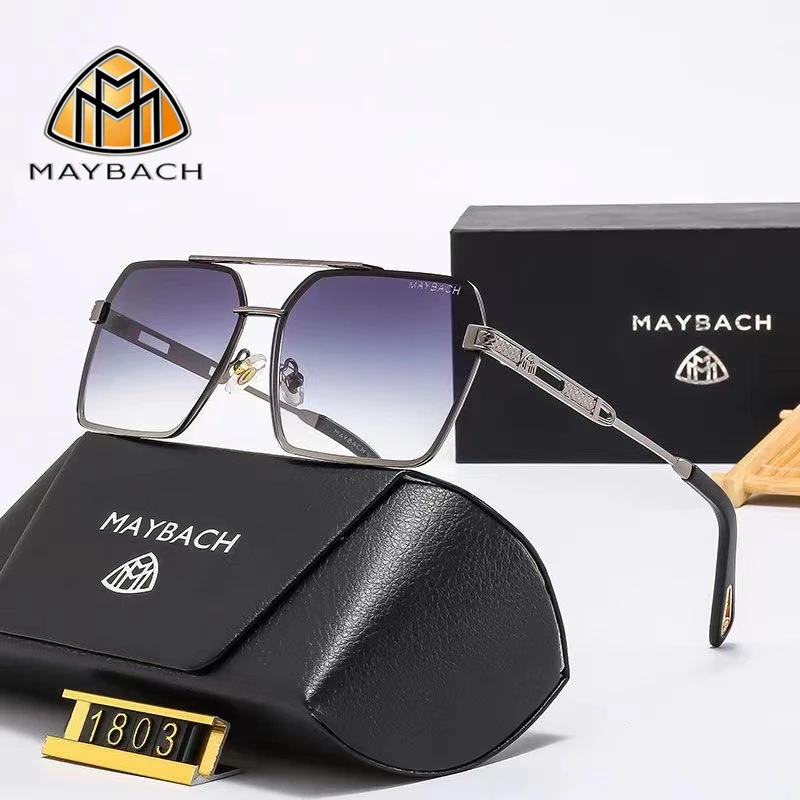 

MAYBACH Luxury brand Sunglasses for Men and women Classic Sun Glasses High Quality Eyewears Pilot Goggle UV 400 Protection 18031