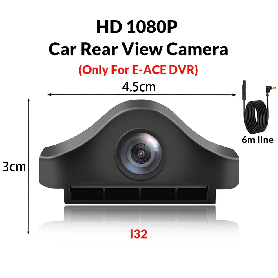 FHD 1080P 2.5mm 4 Pin Jack Port Car DVR Mirror Rear View Camera Night Vision Reversing Auto Parking Monitor Waterproof gallery 5