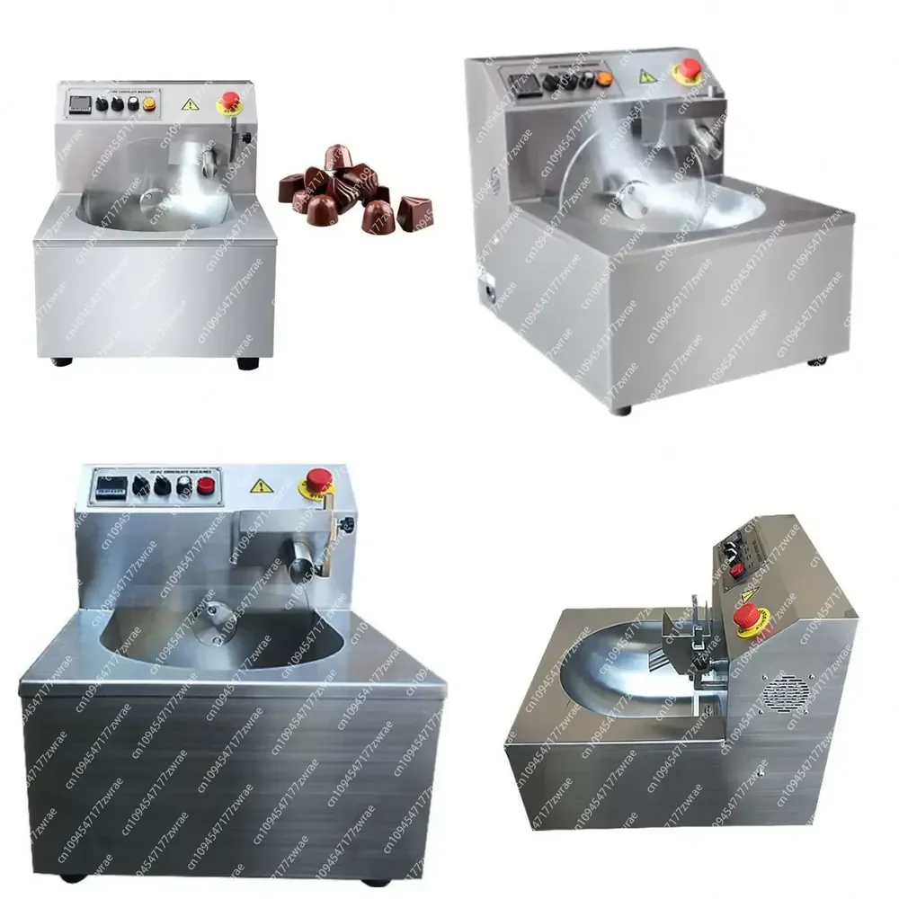 Desktop Chocolate Melting Machine Single Cylinder Fat Replacement Candy Wafer Cookie Food Processing Machine